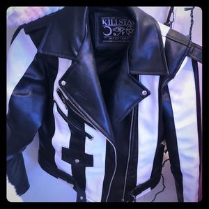 Killstar vegan leather jacket